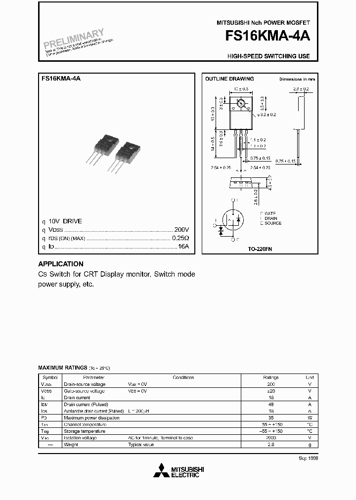 FS16KMA-4A_345430.PDF Datasheet