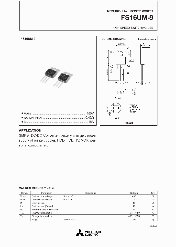 FS16UM-9_345439.PDF Datasheet