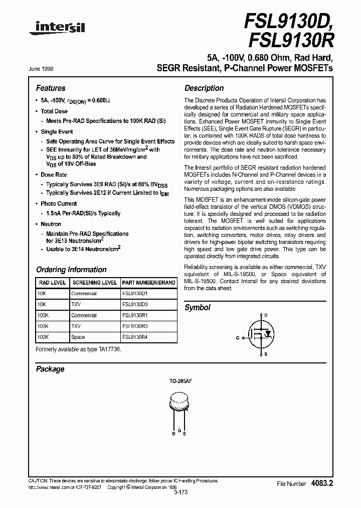 FSL9130R_313928.PDF Datasheet