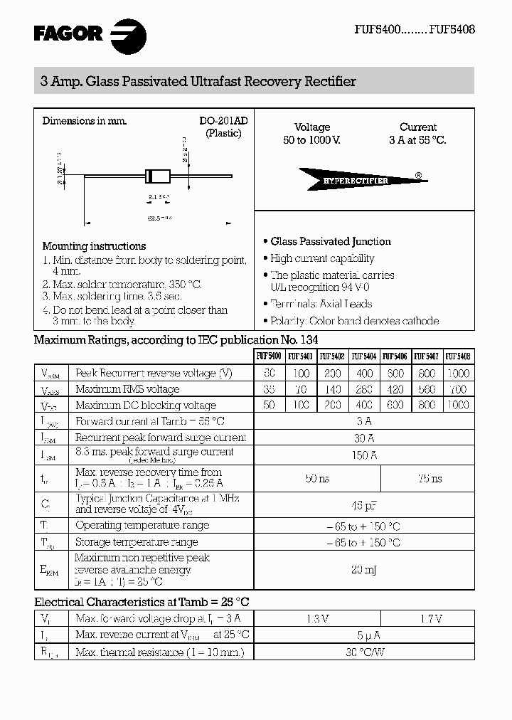 FUF5407_332951.PDF Datasheet
