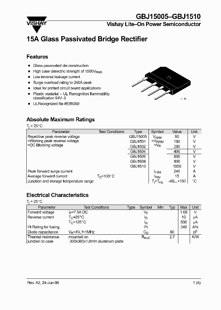 GBJ1508_286280.PDF Datasheet