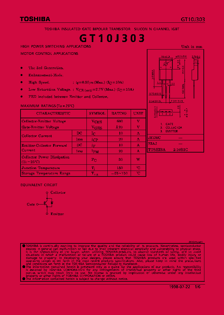 GT10J303_340425.PDF Datasheet
