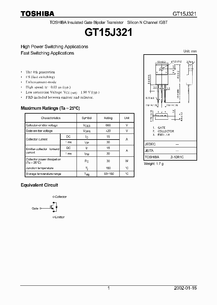 GT15J321_381266.PDF Datasheet