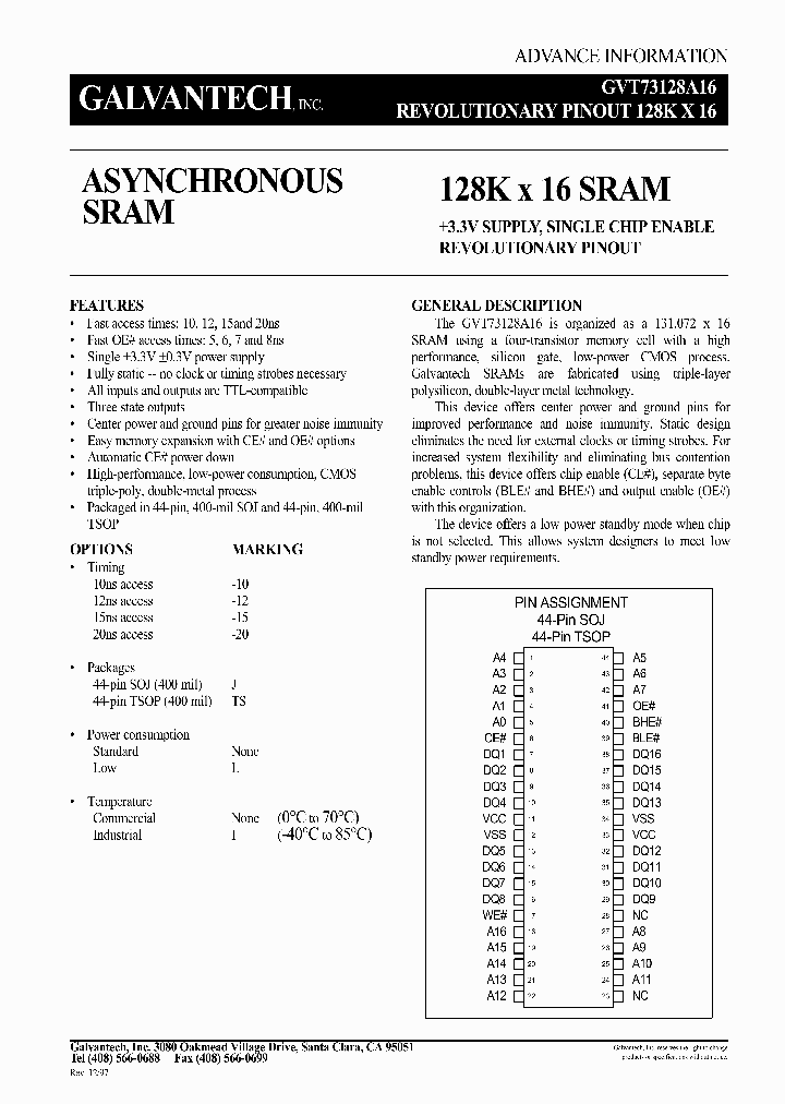 GVT73128A16_313192.PDF Datasheet