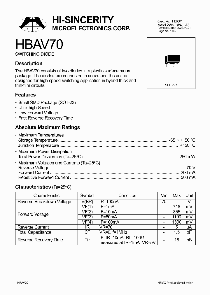 HBAV70_381769.PDF Datasheet