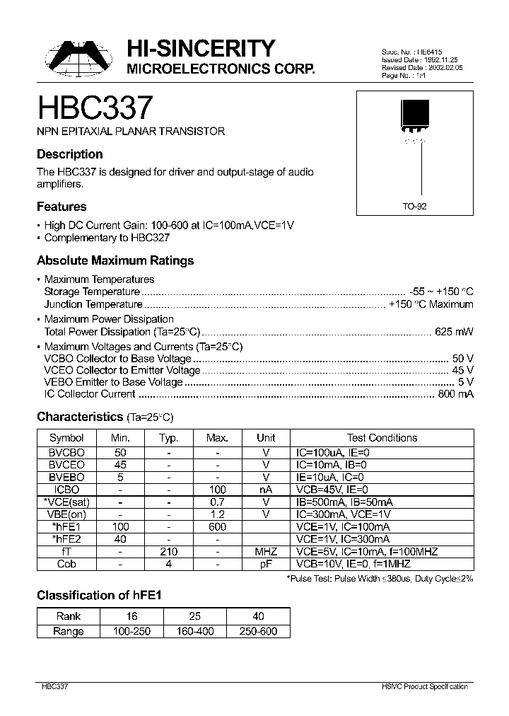 HBC337_352024.PDF Datasheet