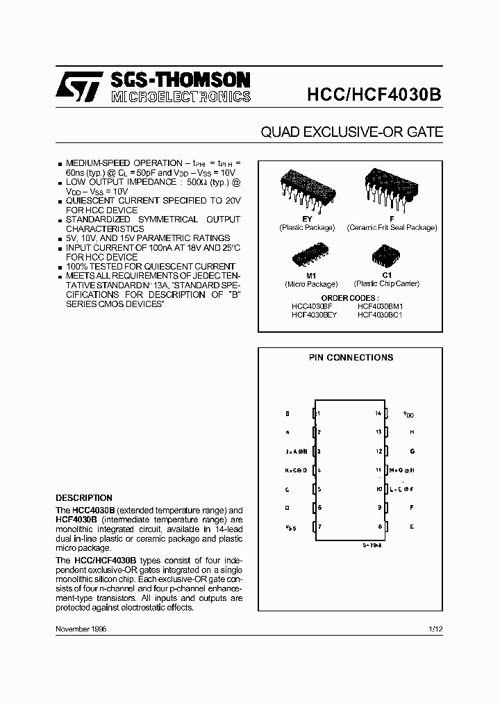 HCF4030_119254.PDF Datasheet