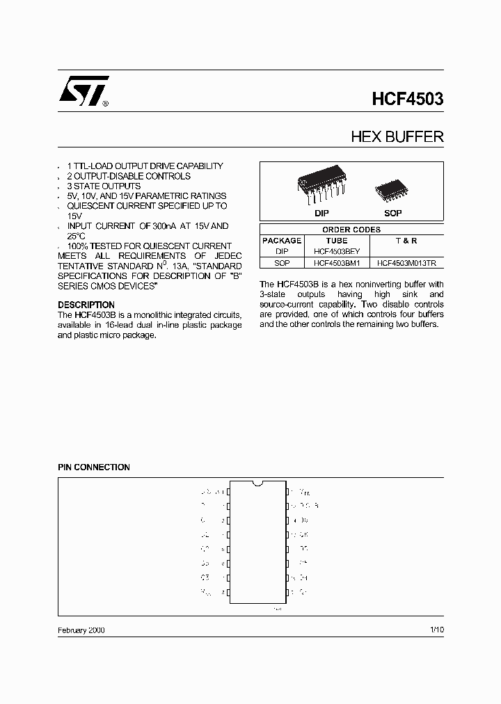 HCF4503_306823.PDF Datasheet