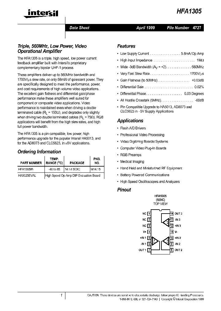 HFA1305_137006.PDF Datasheet