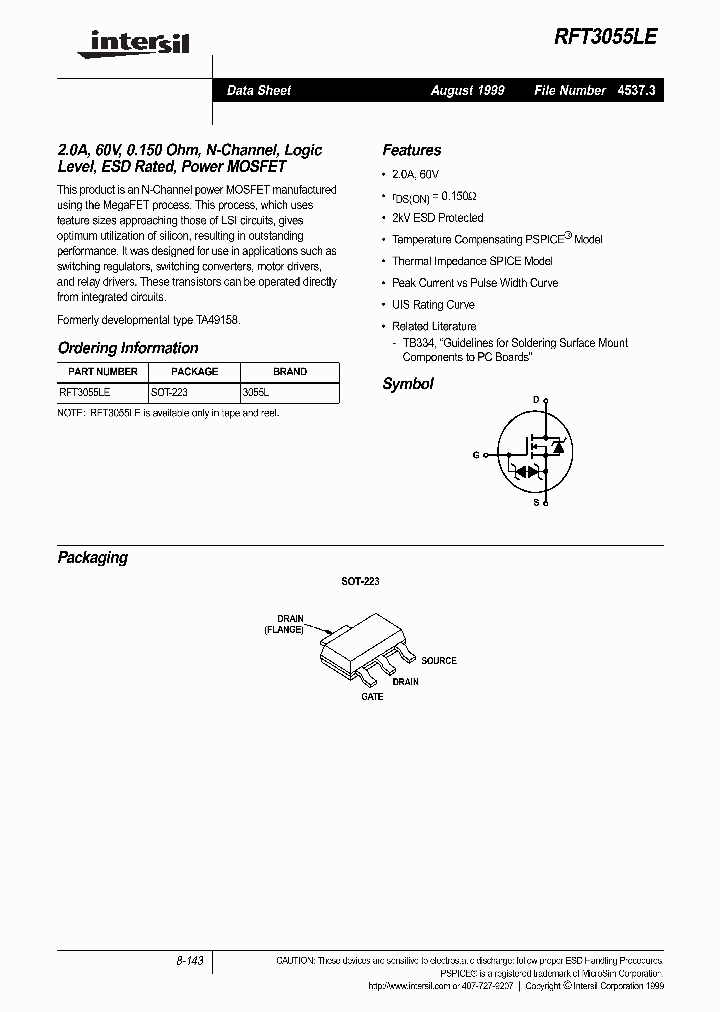 RFT3055_161694.PDF Datasheet