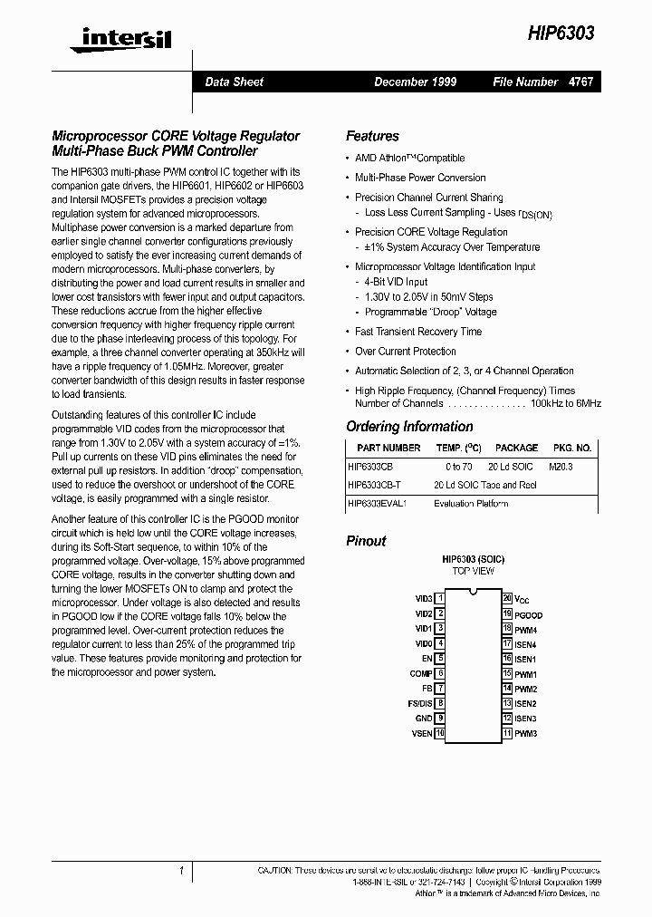 HIP6303_312389.PDF Datasheet
