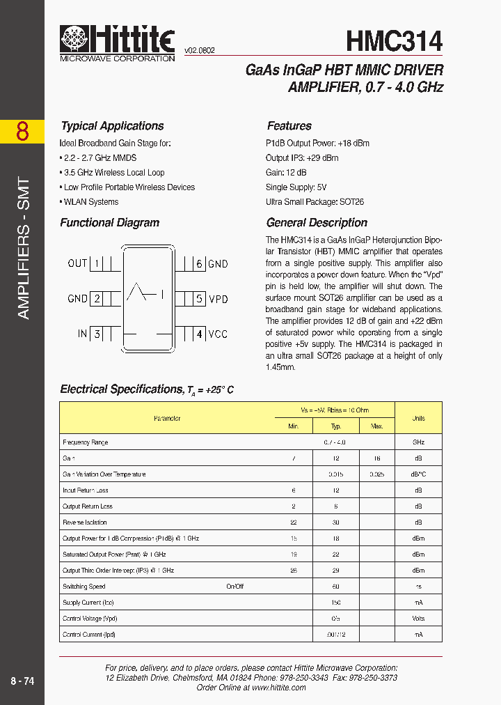 HMC314_320651.PDF Datasheet