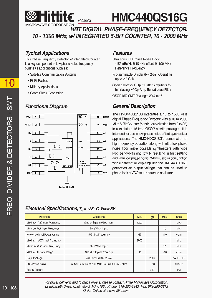 HMC440QS16G_367805.PDF Datasheet