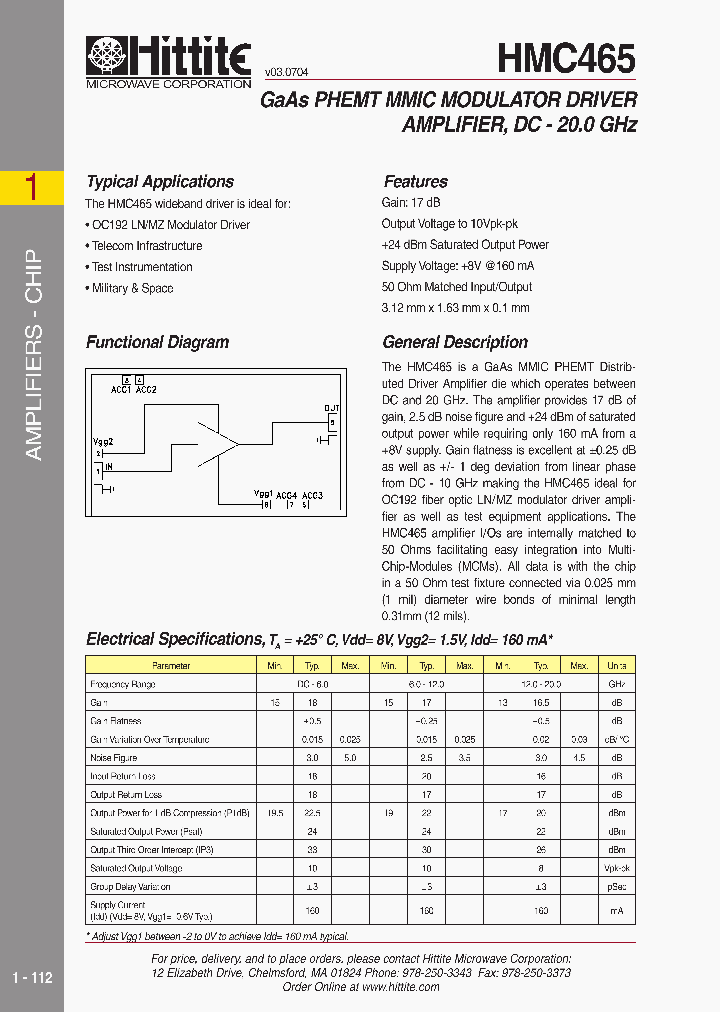 HMC465_351095.PDF Datasheet