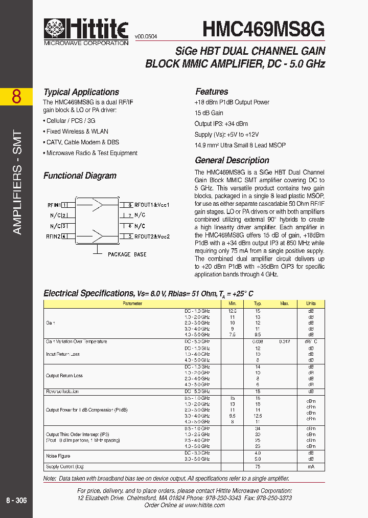 HMC469MS8G_351099.PDF Datasheet