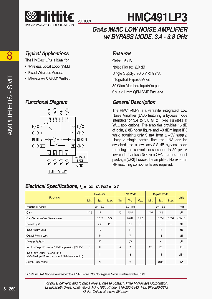 HMC491LP3_351110.PDF Datasheet