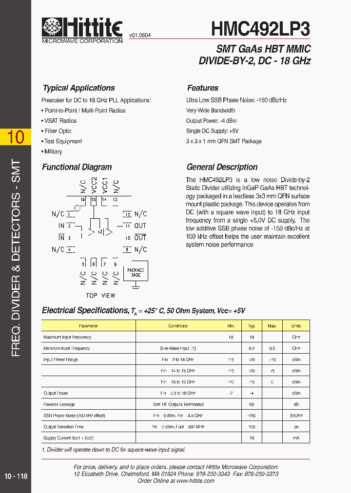 HMC492LP3_351111.PDF Datasheet