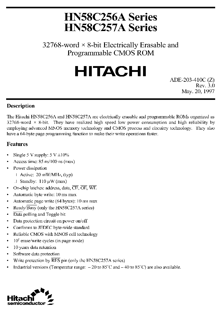 HN58C256ASERIES_311636.PDF Datasheet