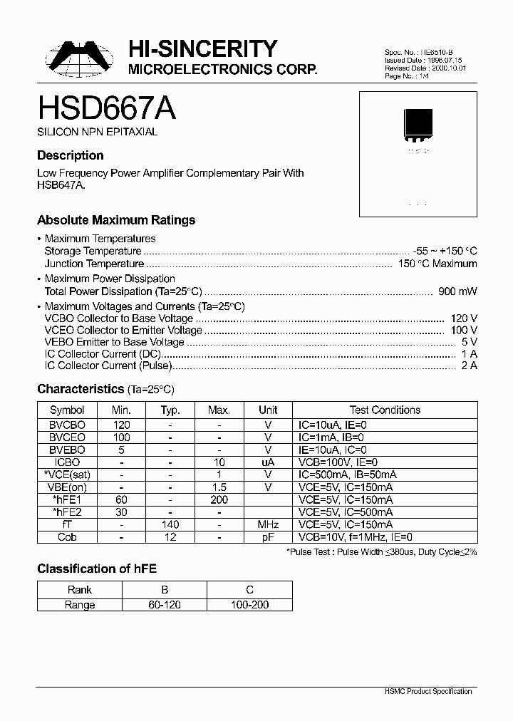 HSD667A_345065.PDF Datasheet