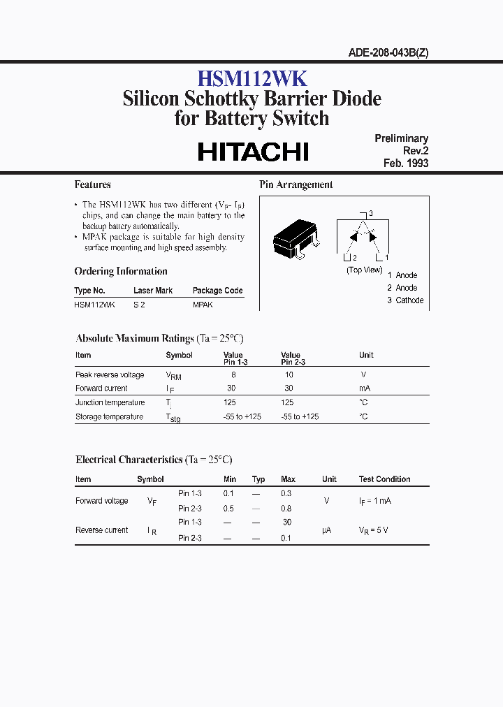 HSM112WK_359133.PDF Datasheet