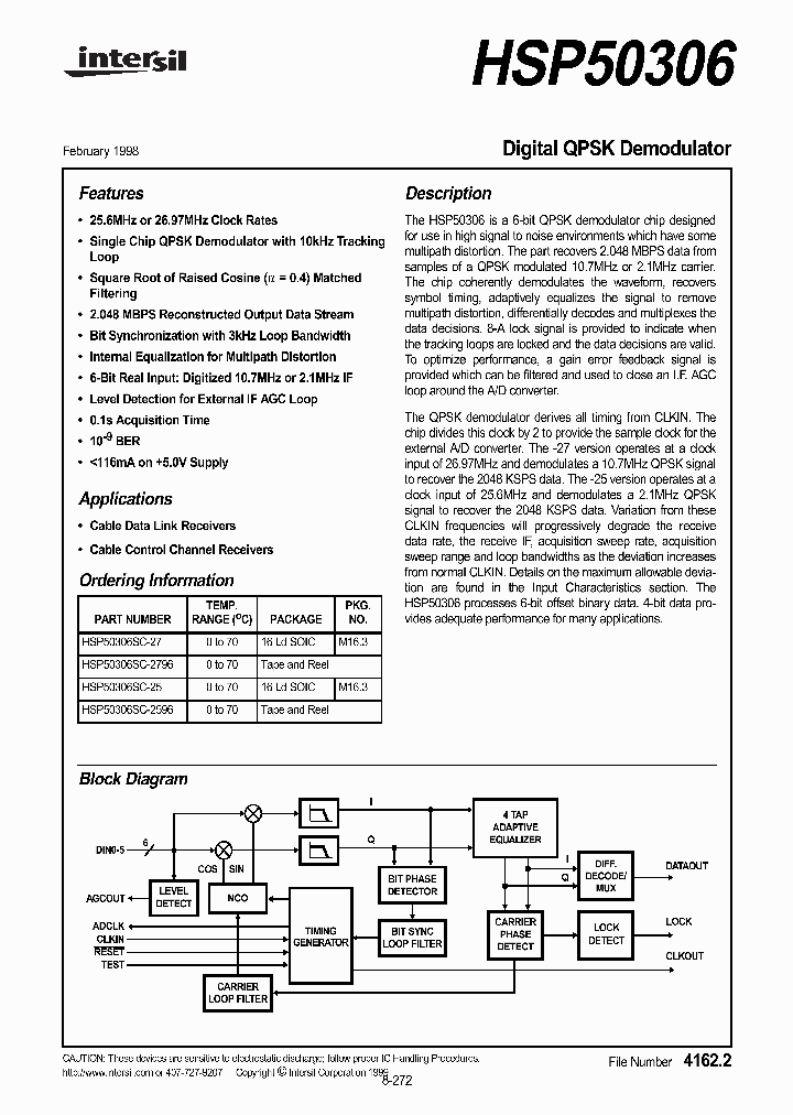 HSP50306_119631.PDF Datasheet