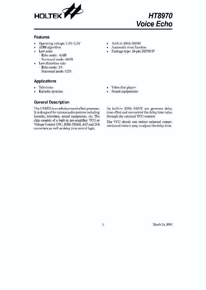 HT8970_204430.PDF Datasheet
