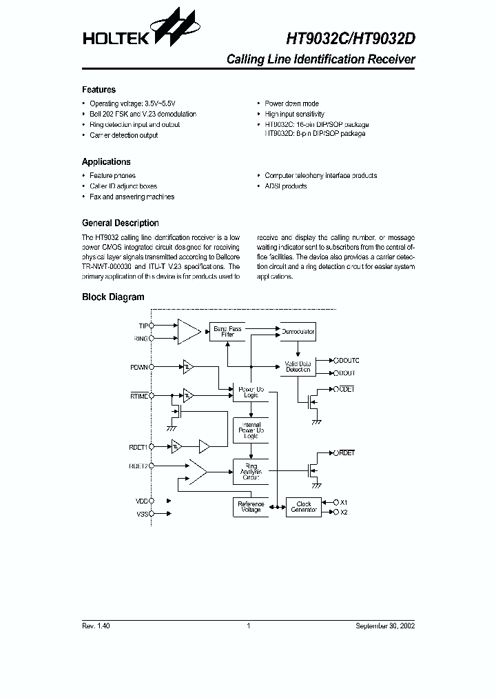 HT9032D_293347.PDF Datasheet