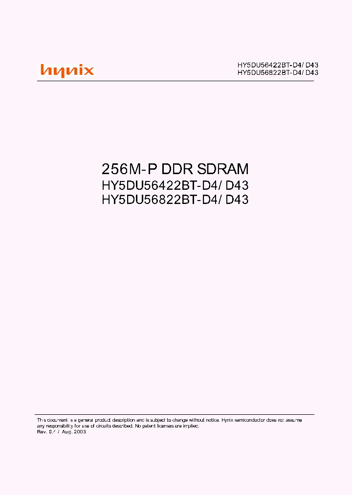 HY5DU56822BT-D43_193819.PDF Datasheet