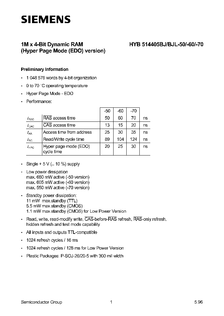 HYB514405BJL-70_320530.PDF Datasheet