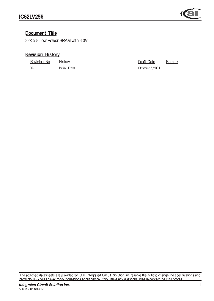 IC62LV256_341238.PDF Datasheet
