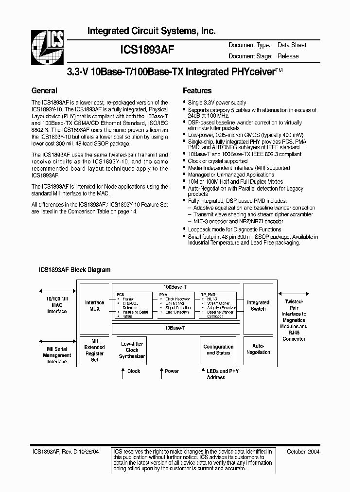 ICS1893AF_309150.PDF Datasheet