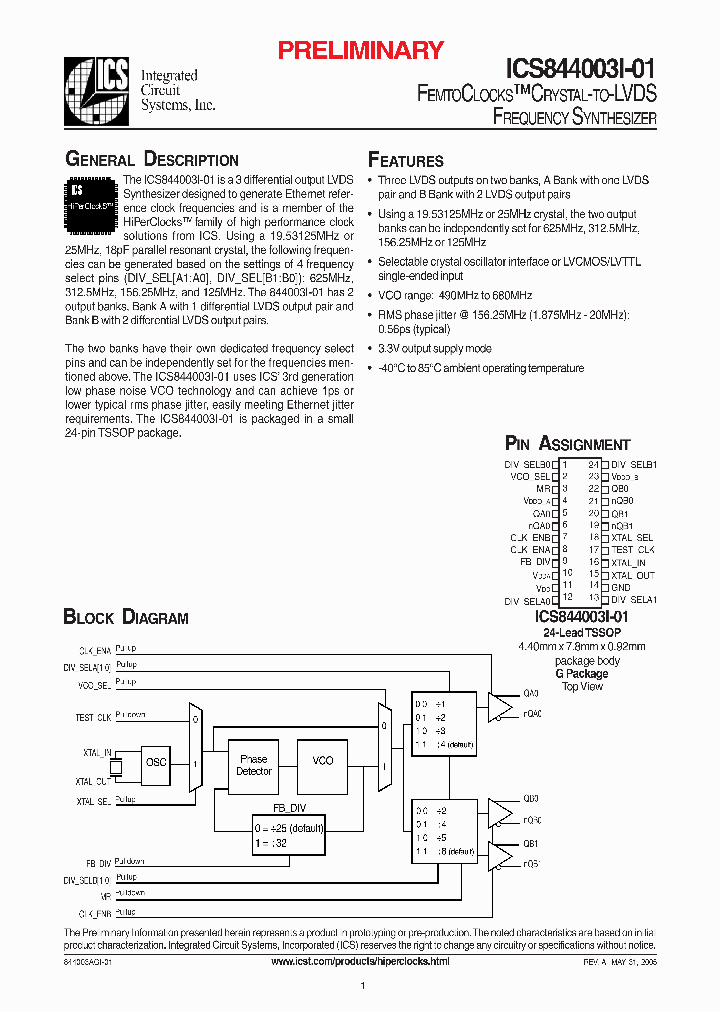 ICS844003AGI-01_339706.PDF Datasheet