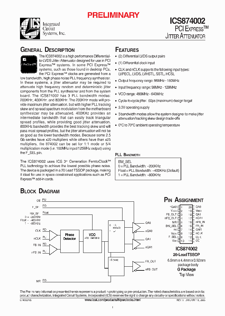 ICS874002_327648.PDF Datasheet