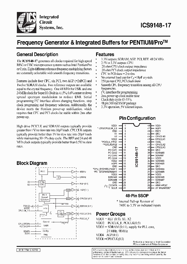 ICS9148-17_90828.PDF Datasheet