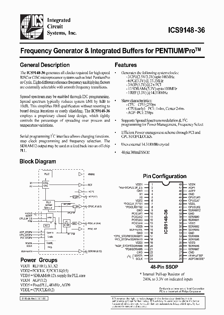 ICS9148-36_90833.PDF Datasheet
