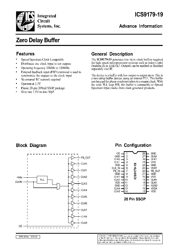ICS9179-19_321111.PDF Datasheet