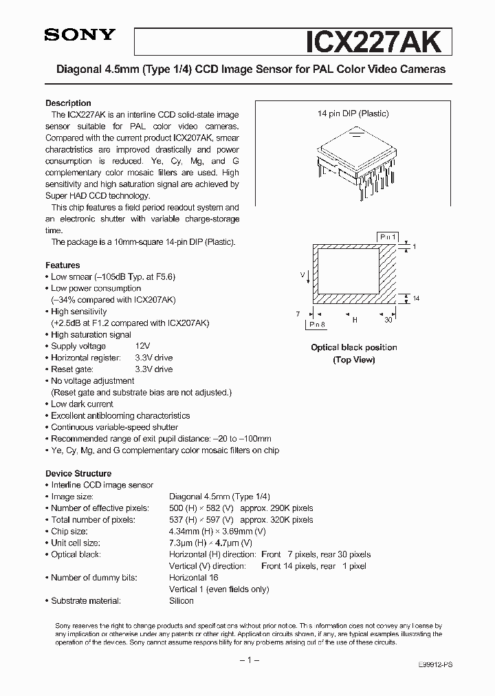 ICX227AK_200986.PDF Datasheet