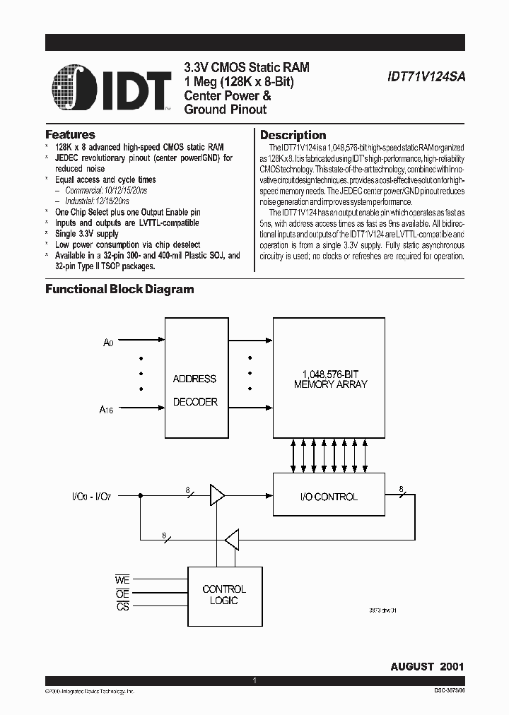 IDT71V124SA_354203.PDF Datasheet