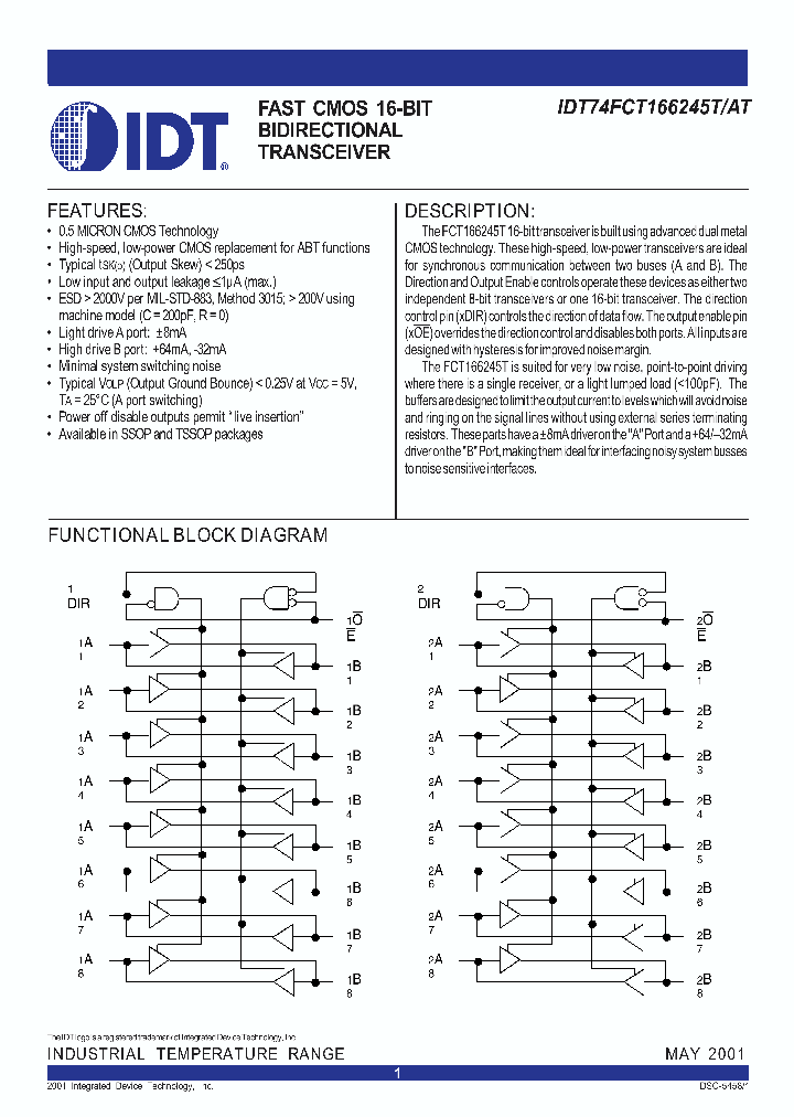 IDT74FCT166245AT_316592.PDF Datasheet