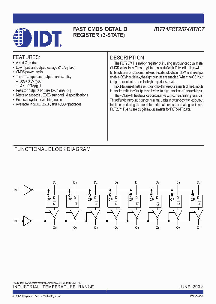 IDT74FCT2574AT_311244.PDF Datasheet