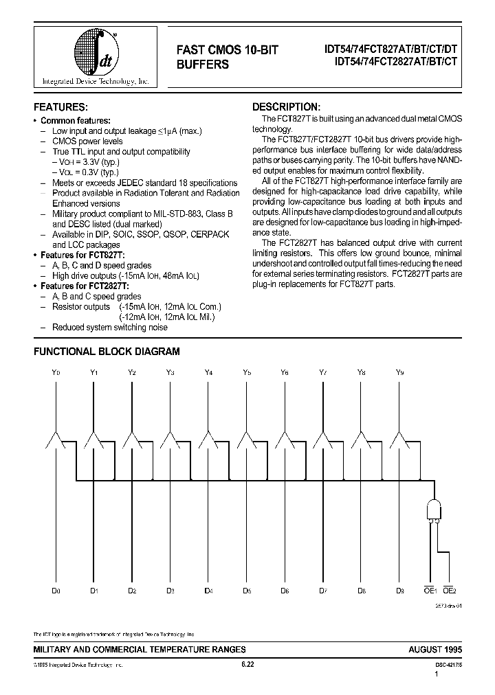 IDT74FCT827CT_378975.PDF Datasheet