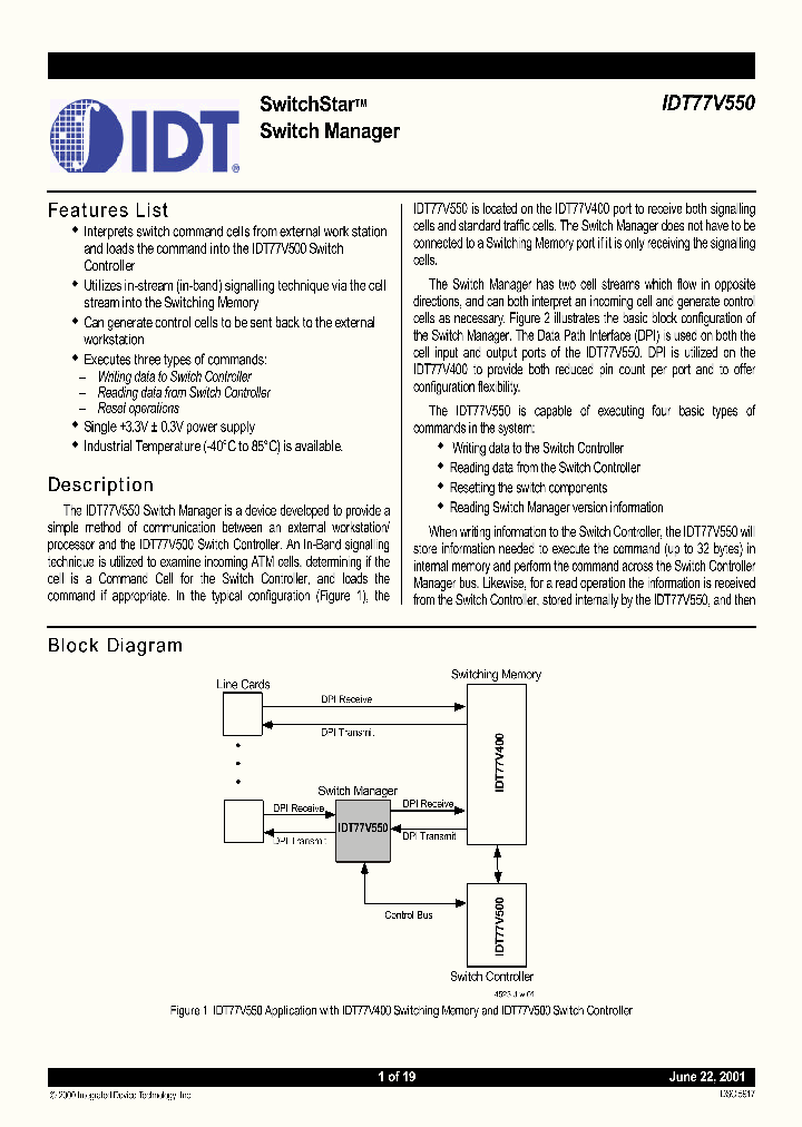IDT77V550_324967.PDF Datasheet