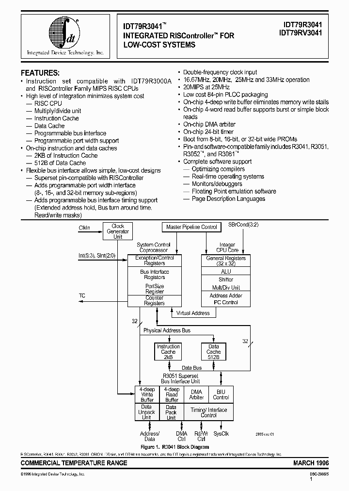 IDT79R3041_26544.PDF Datasheet