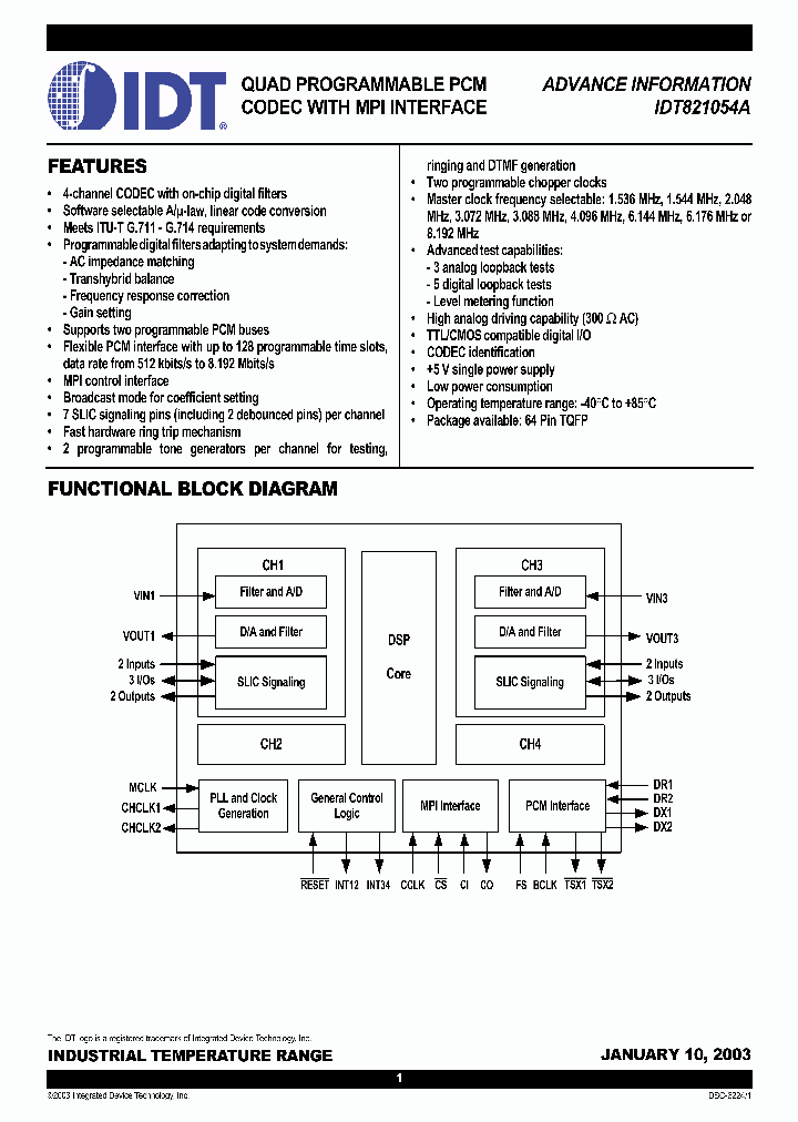 IDT821054A_357944.PDF Datasheet