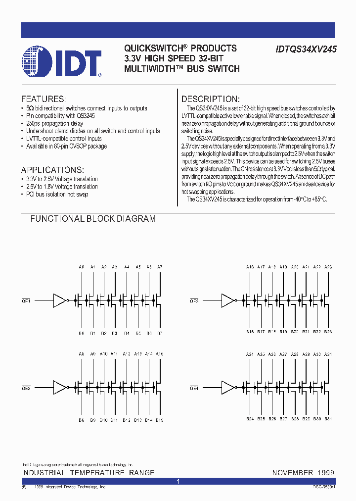 IDTQS34XV245_311802.PDF Datasheet