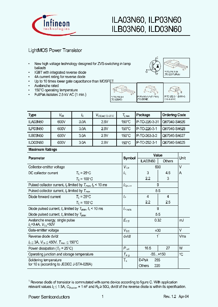ILA03N60_331641.PDF Datasheet