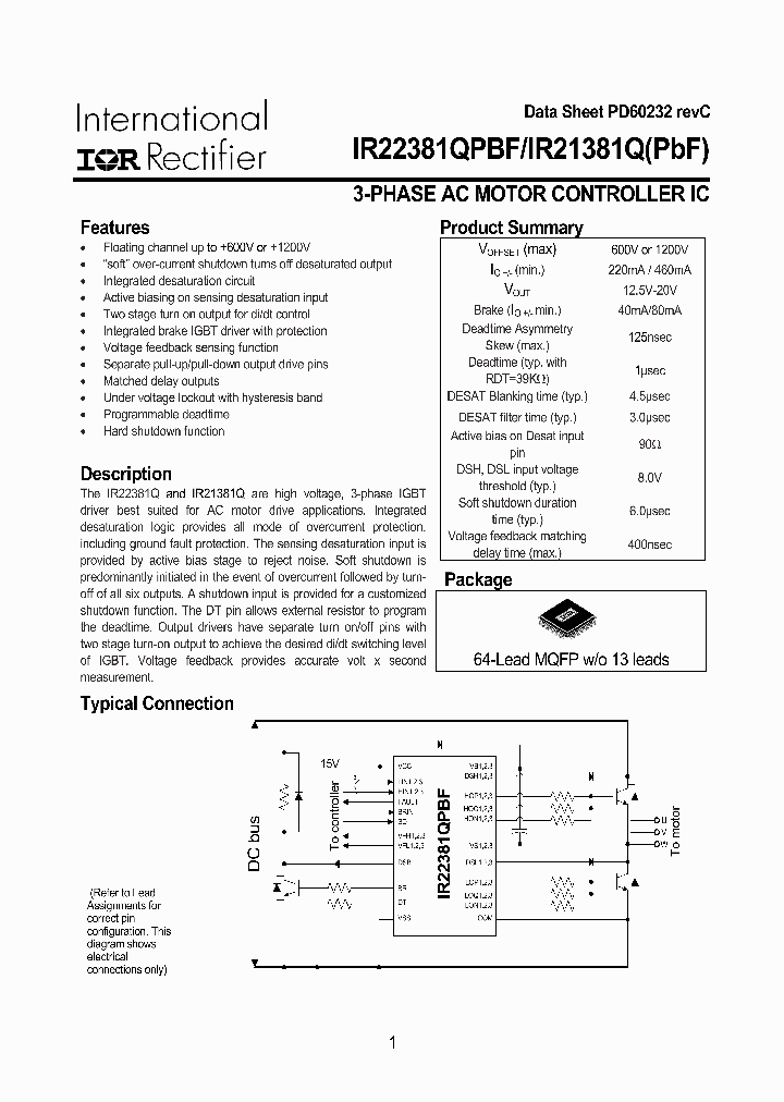 IR22381QPBF_313102.PDF Datasheet