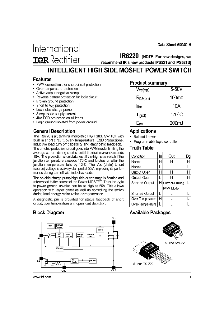 IR6220_336379.PDF Datasheet