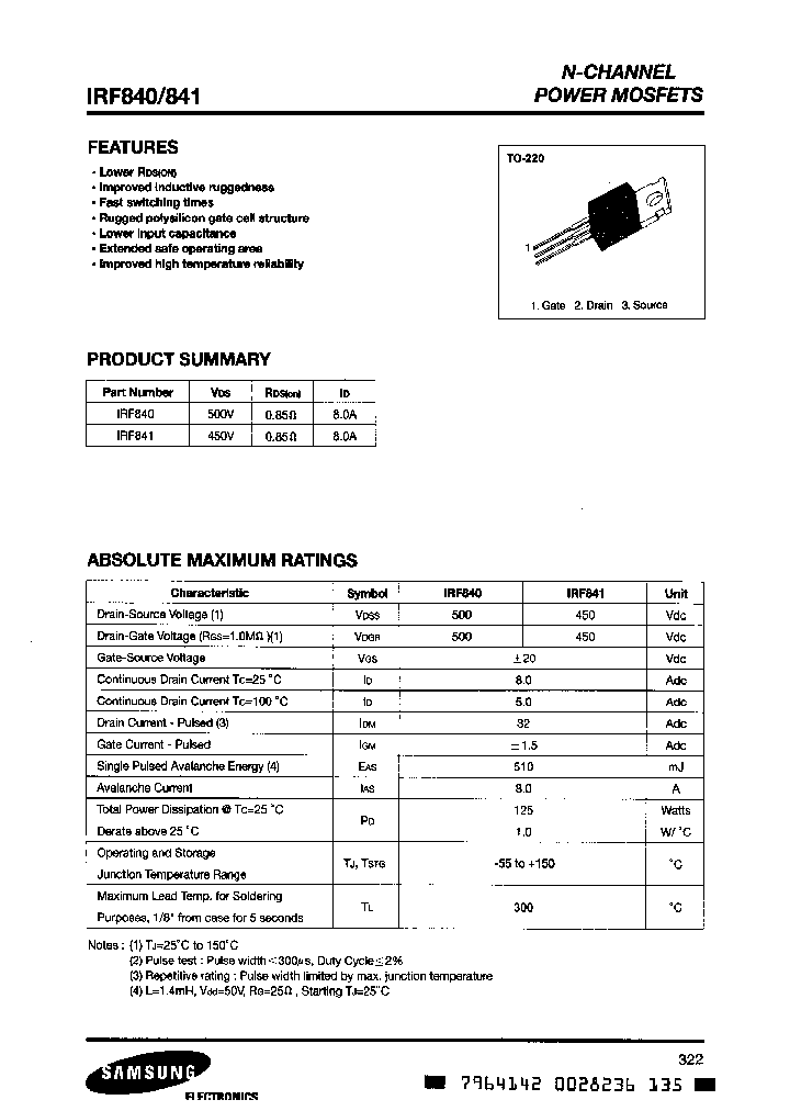 IRF840_330802.PDF Datasheet