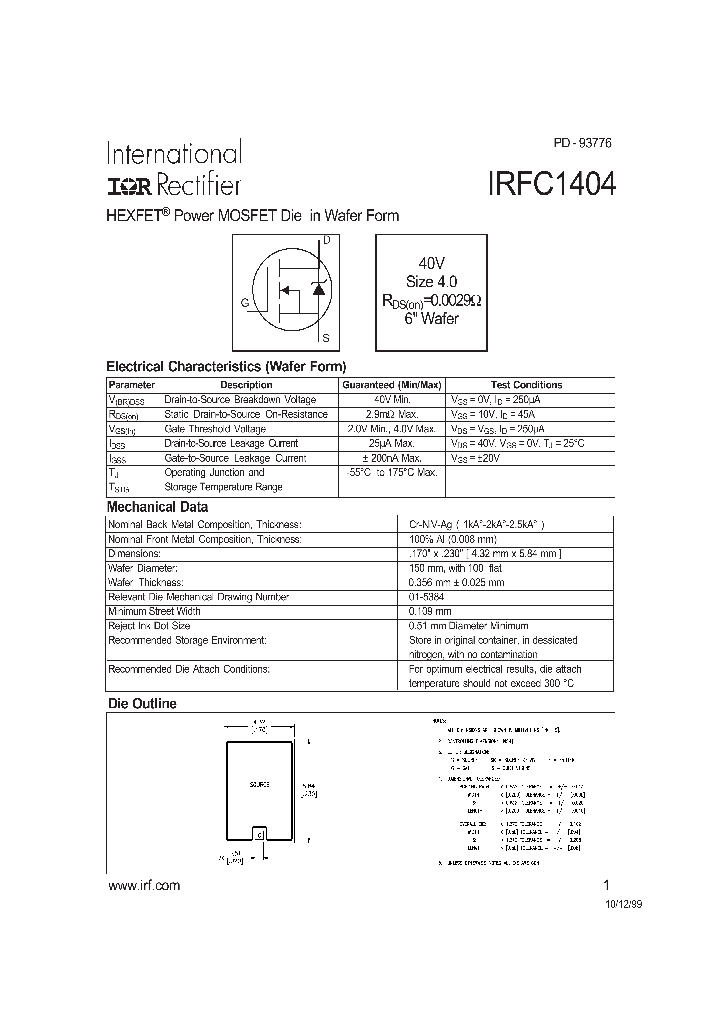 IRFC1404_342157.PDF Datasheet